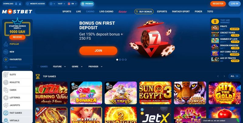 Mostbet Qumar Müəssisələri Oyunları və Təchizatçıları